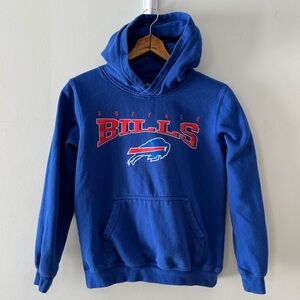 NFL Team Apparel Buffalo Bills Hoodie Medium 10-12, football, cotton / polyester